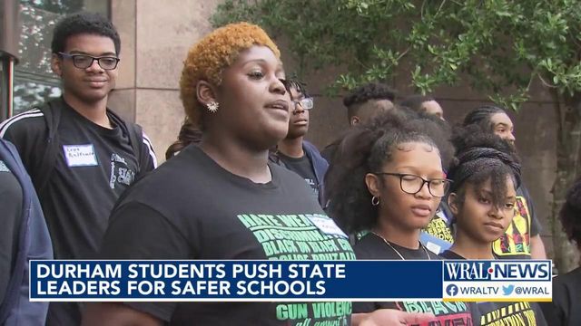 Durham students push state leaders for safer schools