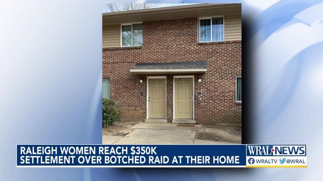 Two women, Raleigh police settle over illegal raid from 2020