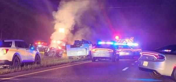 Sheriff: 1 dead from fiery wrong-way crash on US 64 in Nash County ...