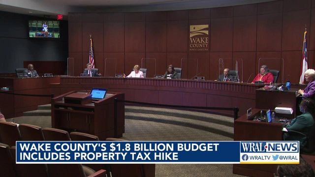 Wake County's $1.8 billion budget includes property tax hike