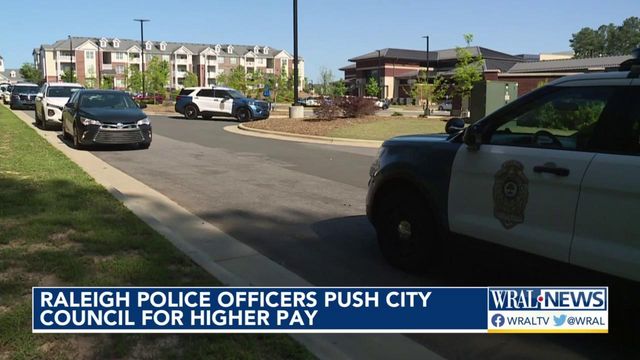 Raleigh police officers push city council for higher pay