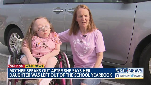 Mother speaks out after she says her daughter was left out of the school yearbook