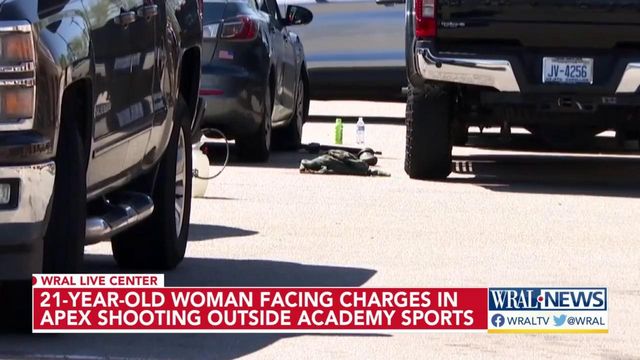 Pittsboro woman charged in Apex Academy Sports shooting