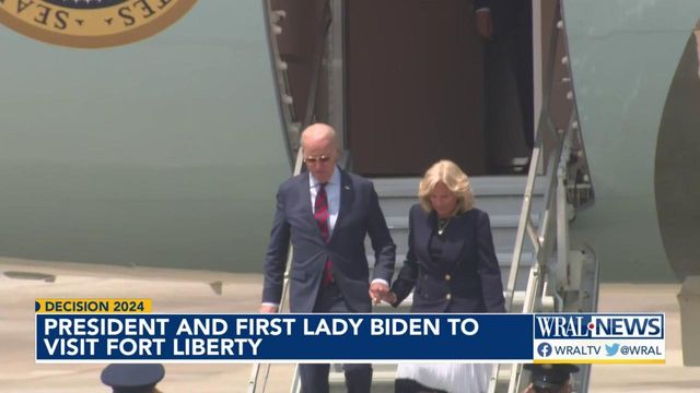 President Biden and first lady Jill Biden to visit Fort Liberty