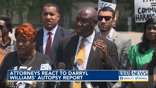 Attorney Ben Crump holds news conference with family of Darryl Williams