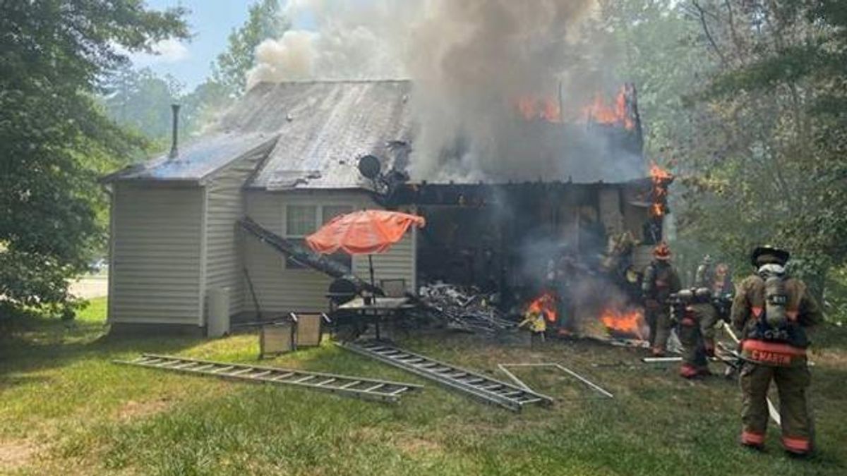 Ruby Ridge Road fire