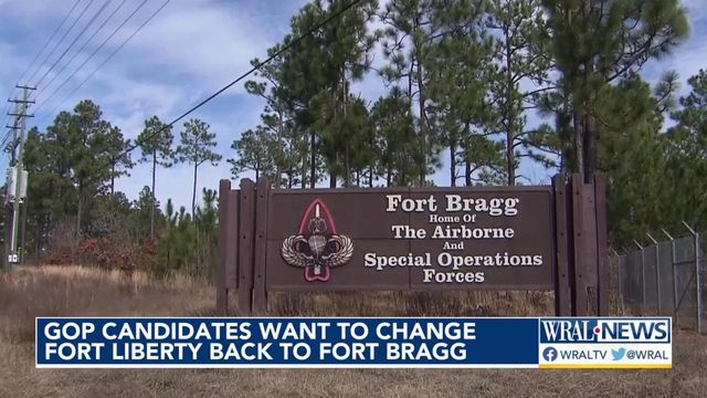 GOP Candidates want to change Fort Liberty back to Fort Bragg