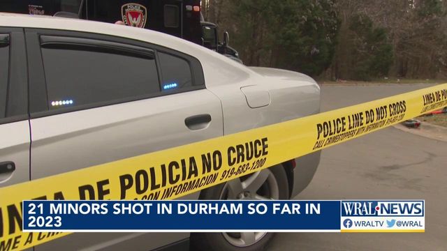 21 minors shot in Durham so far in 2023