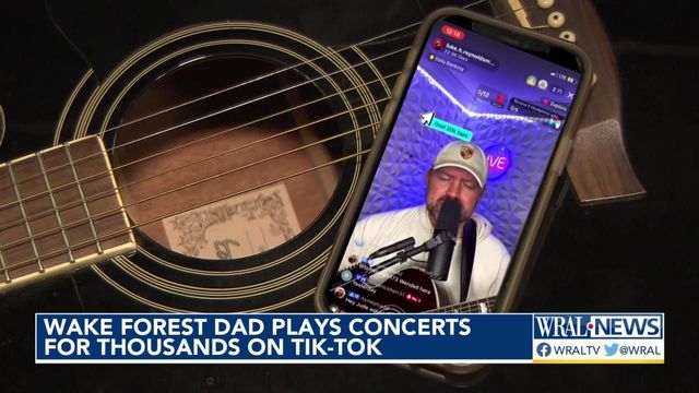 Wake Forest man finds passion performing on TikTok