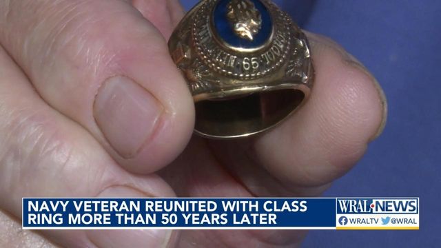Navy Vet reunited with his class ring 58 years after graduating.