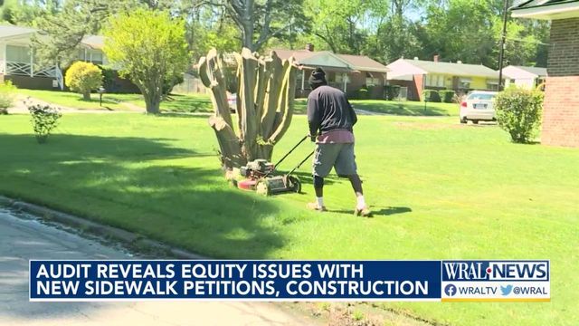 Audit reveals Raleigh equity issues with new sidewalk petitions, construction