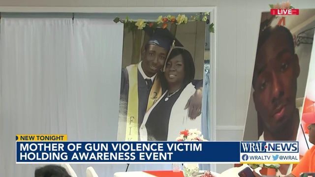 Wilson mother holds gun violence event in memory of son
