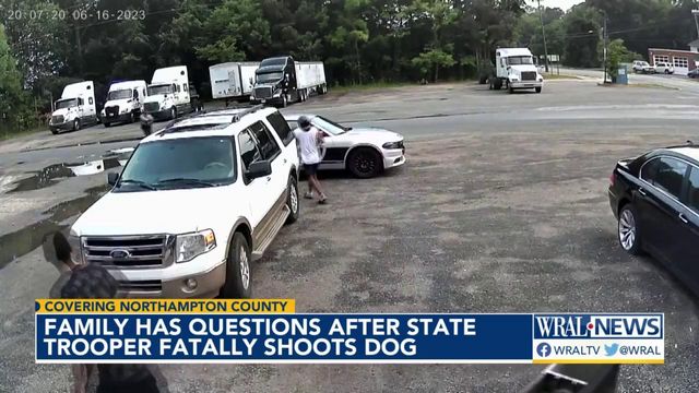 Family shaken up after dog shot, killed by state trooper