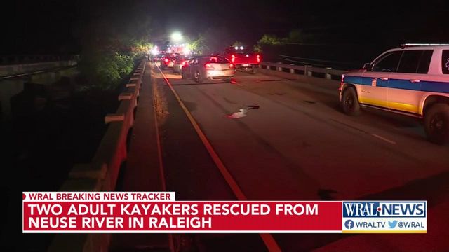 Two adult kayakers rescued from Neuse River in Raleigh