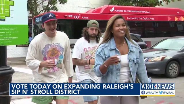 Raleigh leaders to vote on expanding boundaries of where people can openly drink downtown