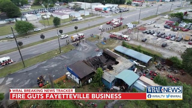 Fayetteville business a total loss after fire 