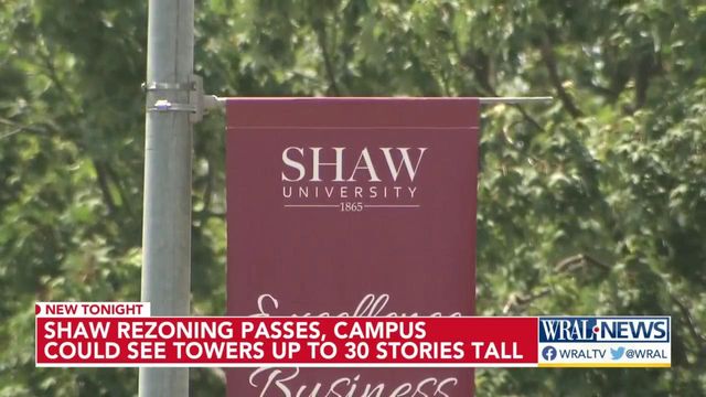 Raleigh approves rezoning proposal allowing buildings up to 30 stories tall on Shaw University campus
