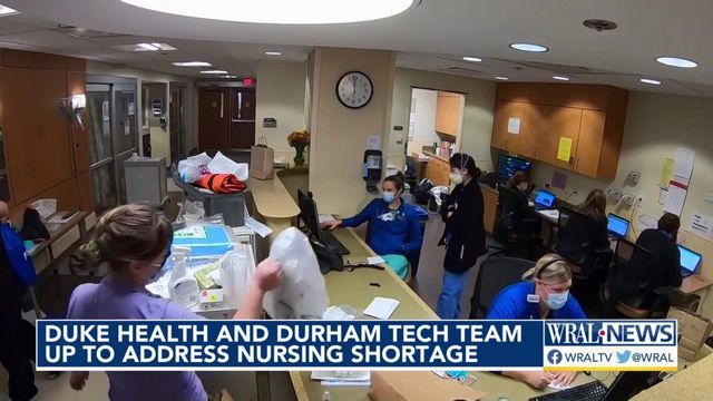 Duke Health, Durham Tech team up to address nursing shortage