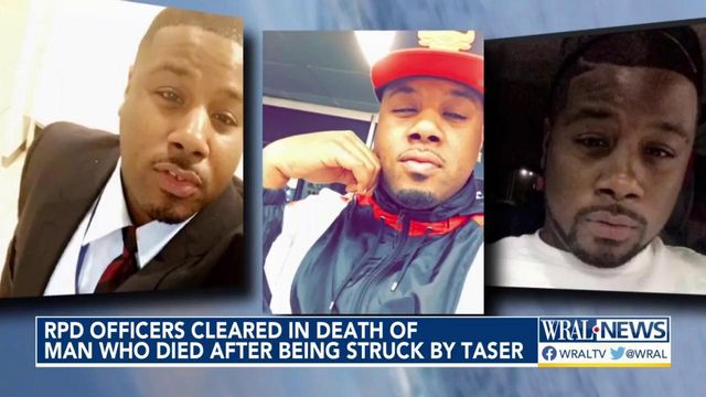 Raleigh police officers won't face charges in death of man who died after getting shocked by Taser