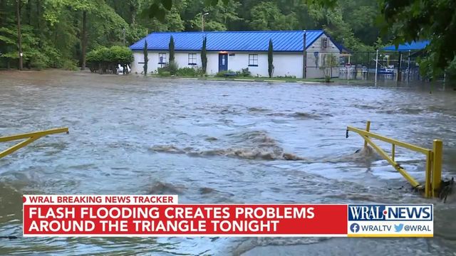 Flash Flood Warnings create problems around the Triangle