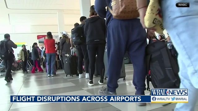 Delays pile up at airports across country ahead of busy travel weekend