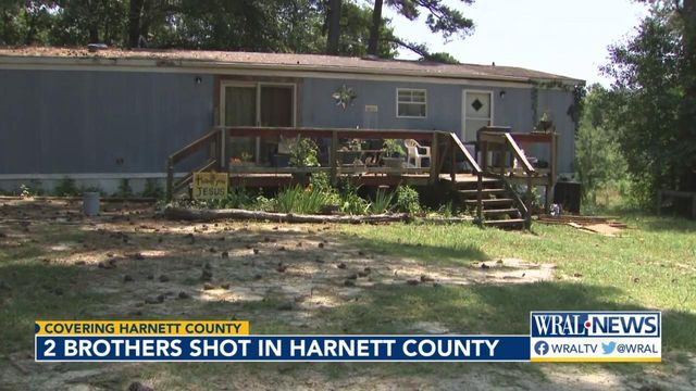 2 brothers shot in Harnett County home