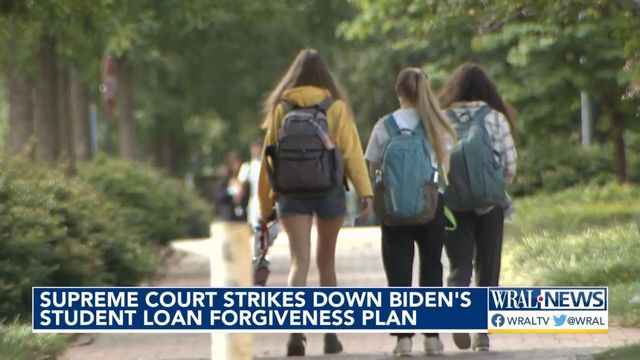 Supreme Court strikes down Biden's student loan forgiveness plan  