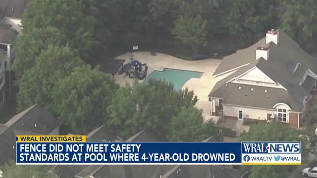 Raleigh apartment complex's fence did not meet safety standards at pool where 4-year-old boy drowned