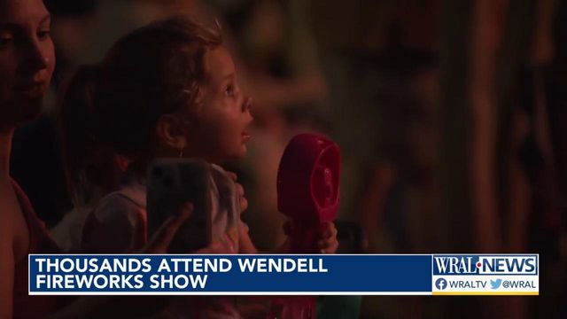 Wendell Fireworks show brings people from across the state