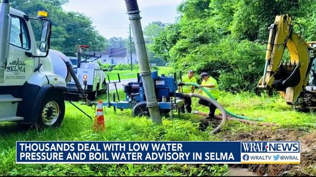 Thousands deal with low water pressure and boil water advisory in Selma