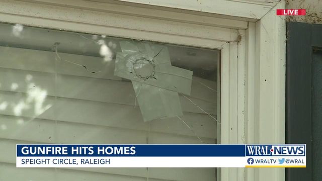 Gunfire hits three Raleigh homes on Fourth of July