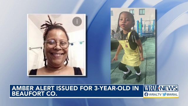 Amber Alert issued for 3-year-old in Beaufort County