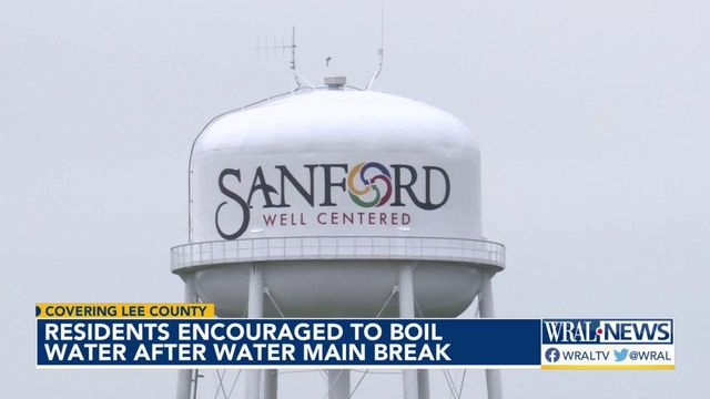 Lee County residents asked to boil water, schools, businesses closed.