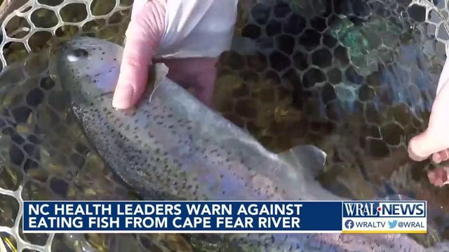 NC health leaders warn against eating fish from Cape Fear River