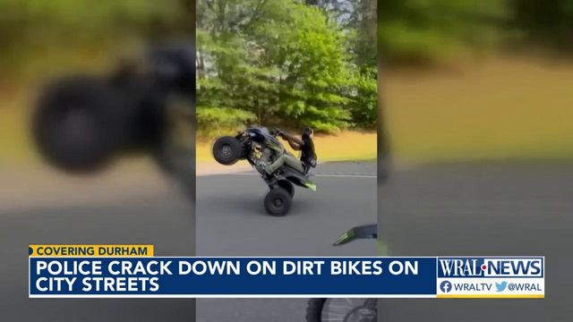 Durham asks drivers to report reckless dirt bikes