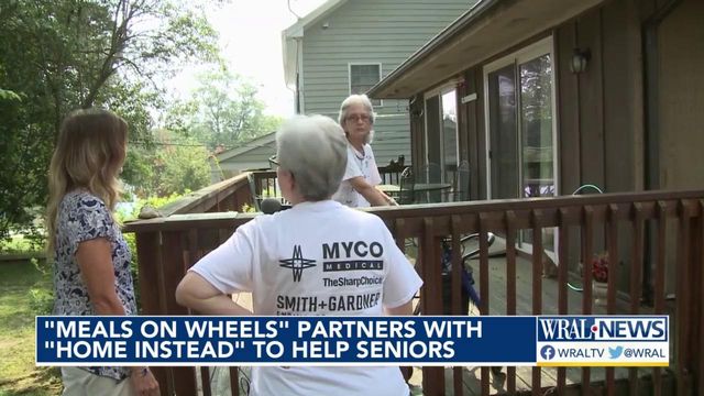 Wake County groups partner in giving senior citizens a friend, meal