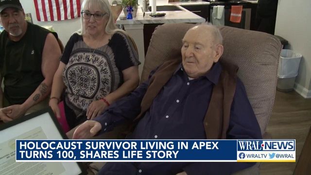 Holocaust survivor living in Apex turns 100; shares life story
