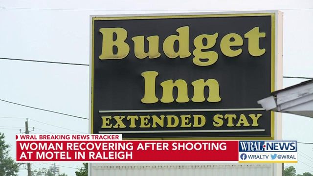 Woman recovering after shooting at motel in Raleigh