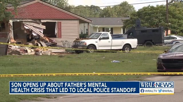 Son opens up about father's mental health crisis that led to local police standoff