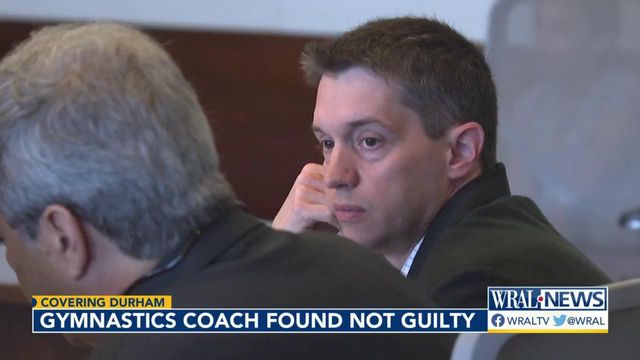 Durham gymnastics coach found not guilty of indecent liberties with minor and sexual battery charges