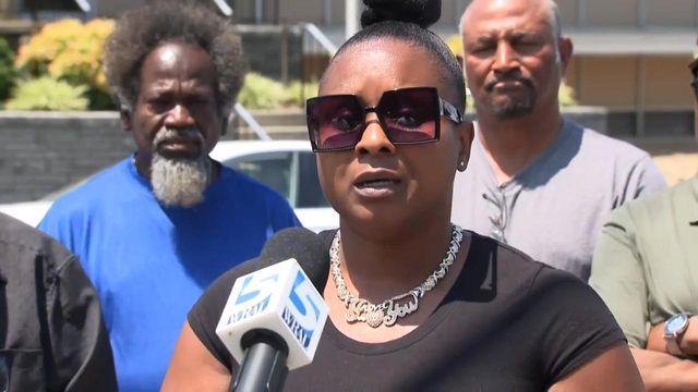 Roxboro woman, NAACP reps give details on 'no-knock' raid at her home; seizure of dog
