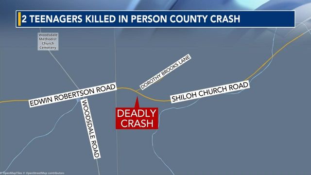 Teenagers killed in Person County crash 