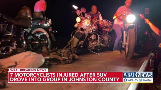 Hit-and-run: SUV crashes into group of motorcyclists, injuring 7 