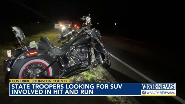 Troopers look for SUV that hit group of motorcyclists