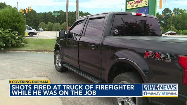 Shots fired at truck of firefighter while he was on the job