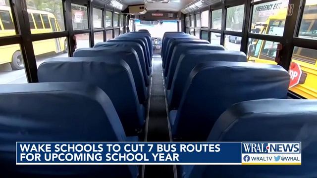 Wake schools to cut 7 bus routes for upcoming school year
