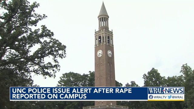 UNC police issue alert after rape reported on campus
