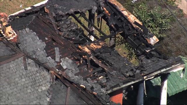 Crews battle large blaze in downtown Raleigh