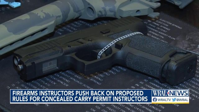 Firearms instructors push back on proposed rules for concealed carry permit instructions