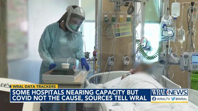 Some hospitals nearing capacity, but COVID not the cause, sources tell WRAL